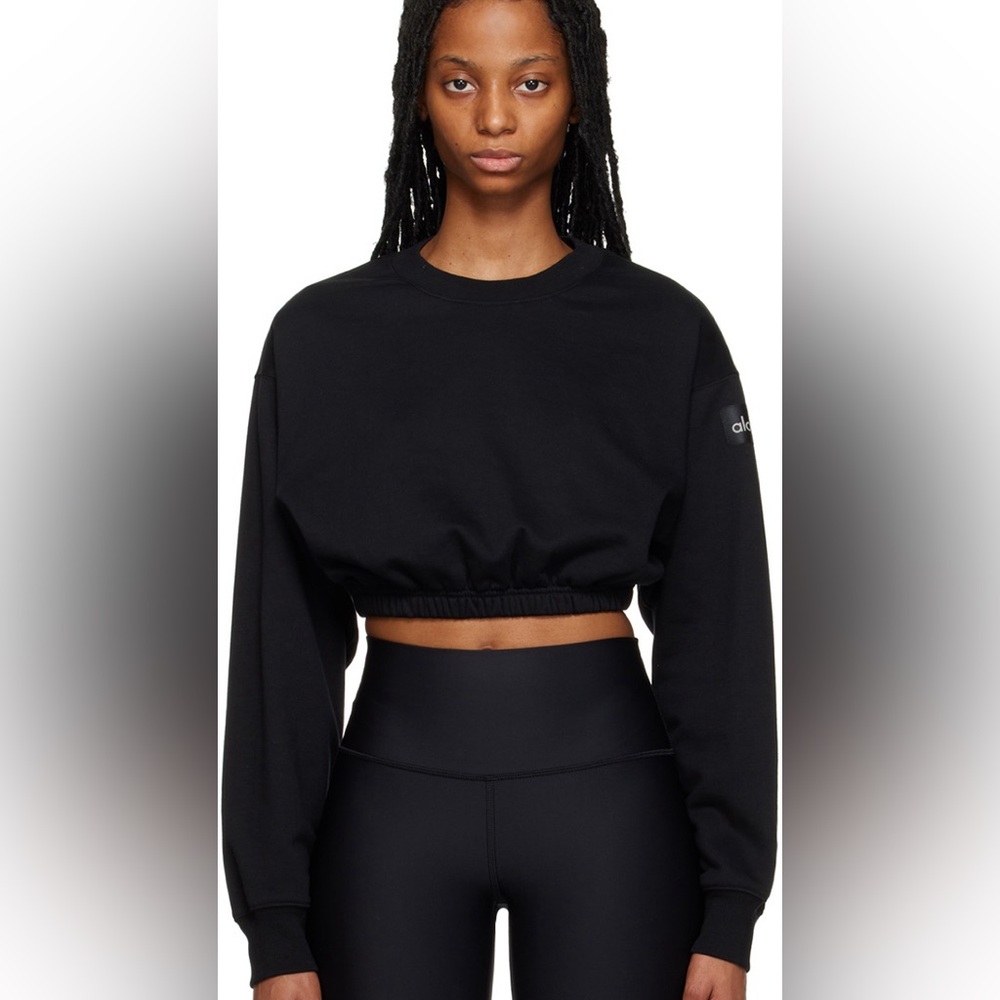 Alo Black Devotion Sweatshirt